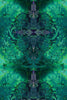 Tourmaline Damask Velvet Greens