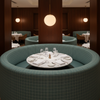 West End - Tidepool Upholstered Banquette | Architectural Fabrics