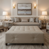 Adagio - Adagio Blackout Fabric Upholstered Ottoman | Architectural Fabrics