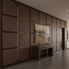 Kralendijk - Bordeaux Upholstered Wall Panel | Architectural Fabrics