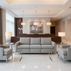 Abaca - Silverleaf Tekloom Performance Upholstered Sofa | Architectural Fabrics