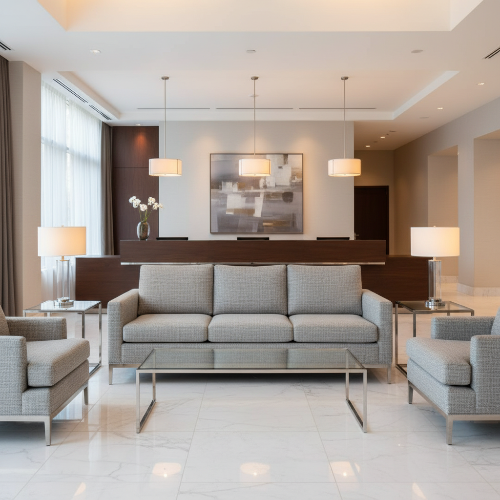 Abaca - Silverleaf Tekloom Performance Upholstered Sofa | Architectural Fabrics