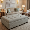 Bellevue - Bellevue Tekloom Performance Upholstered Ottoman | Architectural Fabrics
