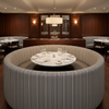Sandy Point Stripe - Cloud Upholstered Banquette | Architectural Fabrics
