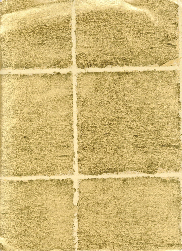 Captiva-Wheat Metal Leaf Wallcovering | Phillipe Romano — MTL-500000