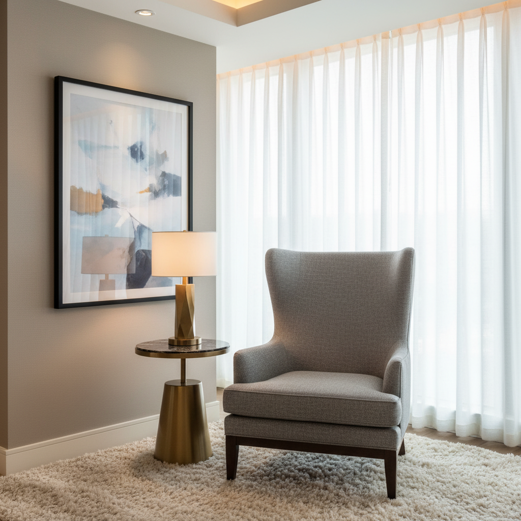 Soper Hole - Concrete Upholstered Chair | Architectural Fabrics