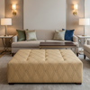 Stone Haven - Dune Upholstered Ottoman | Architectural Fabrics