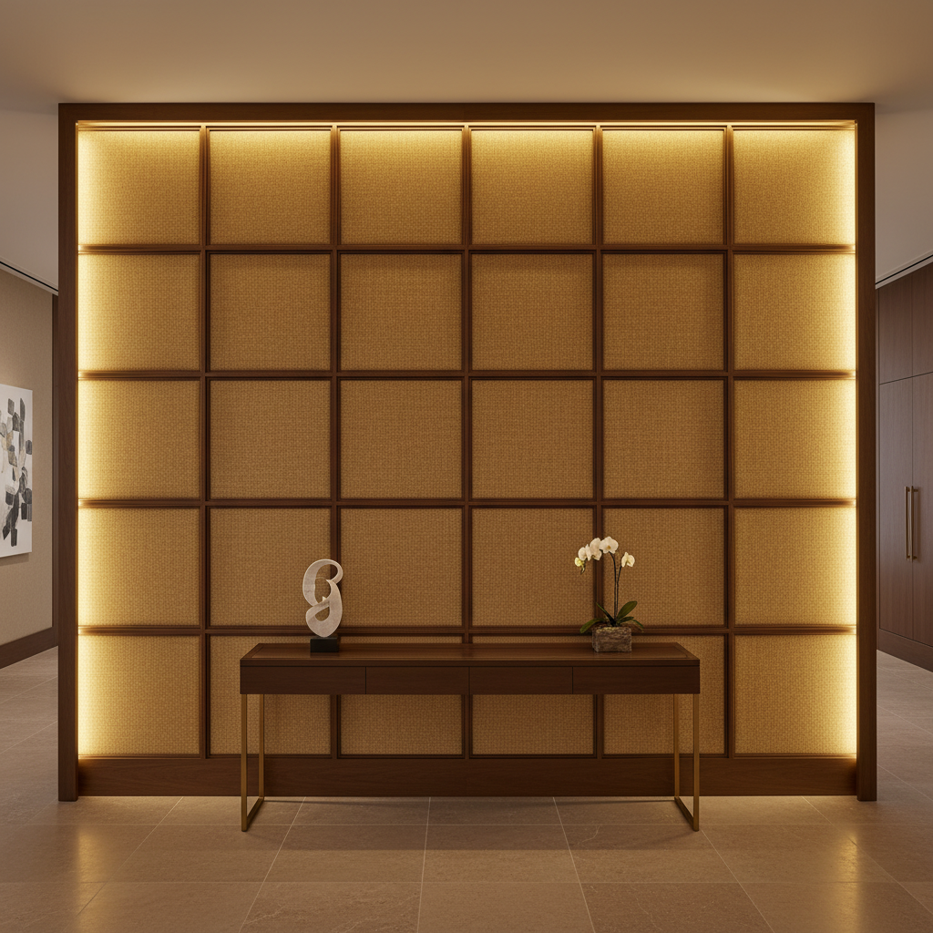 Archer - Archer Performance Vinyl Upholstered Wall Panel | Architectural Fabrics