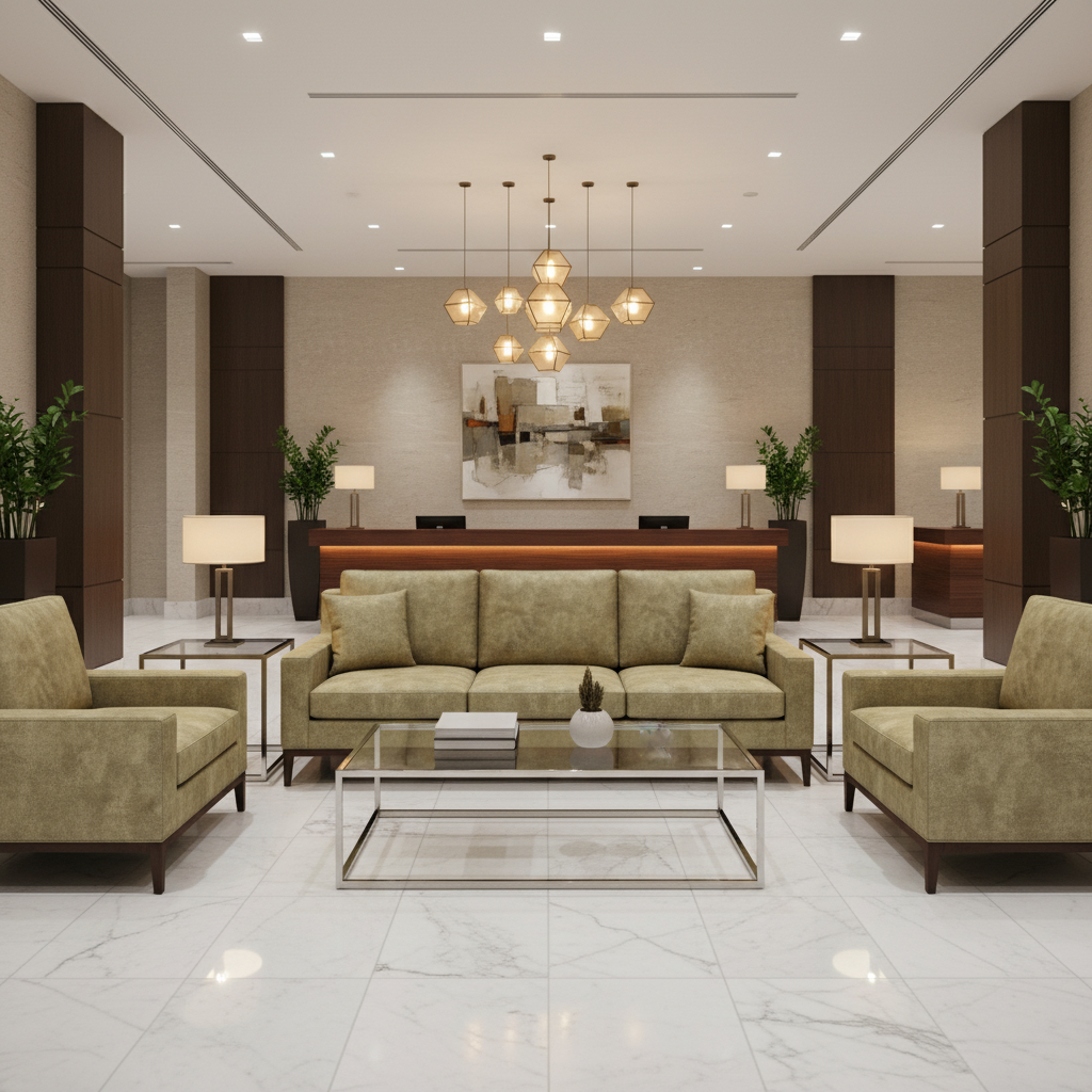 Tobago - Basil Upholstered Sofa | Architectural Fabrics