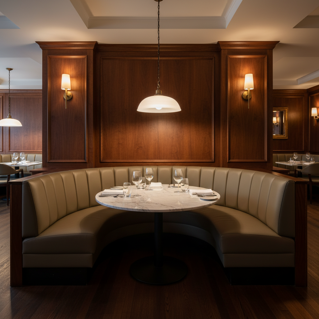 Port Royal - Trail Upholstered Banquette | Architectural Fabrics