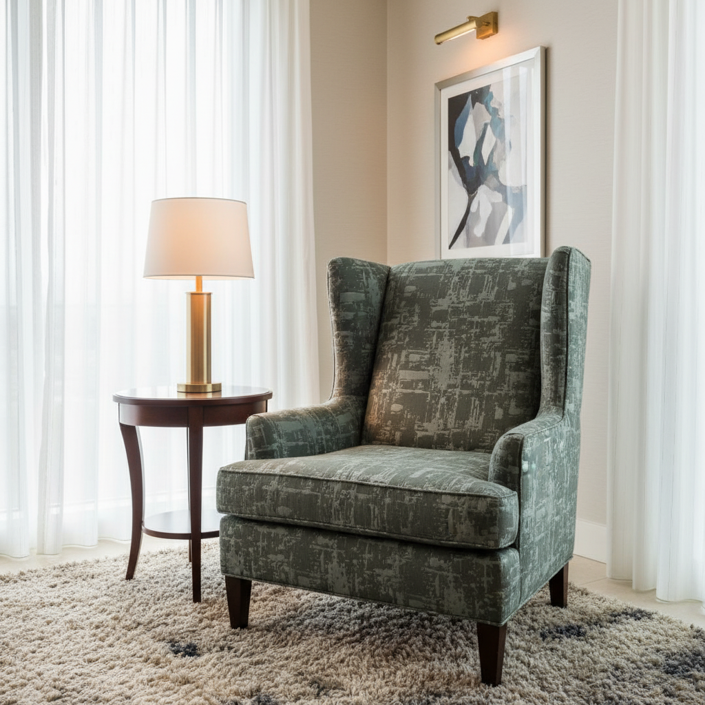 Turf Bay - Rhine Upholstered Chair | Architectural Fabrics