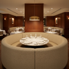 Tropical Trellis - Champagne Upholstered Banquette | Architectural Fabrics