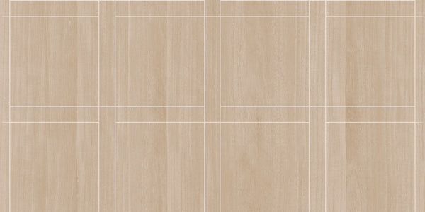 Kittery Point-Putty Wood Veneer Wallcovering | Phillipe Romano