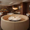 Vintage Harbor - Pebble Upholstered Banquette | Architectural Fabrics