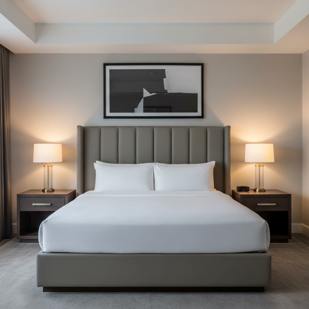 Sisal Bay - Slate Upholstered Headboard | Architectural Fabrics