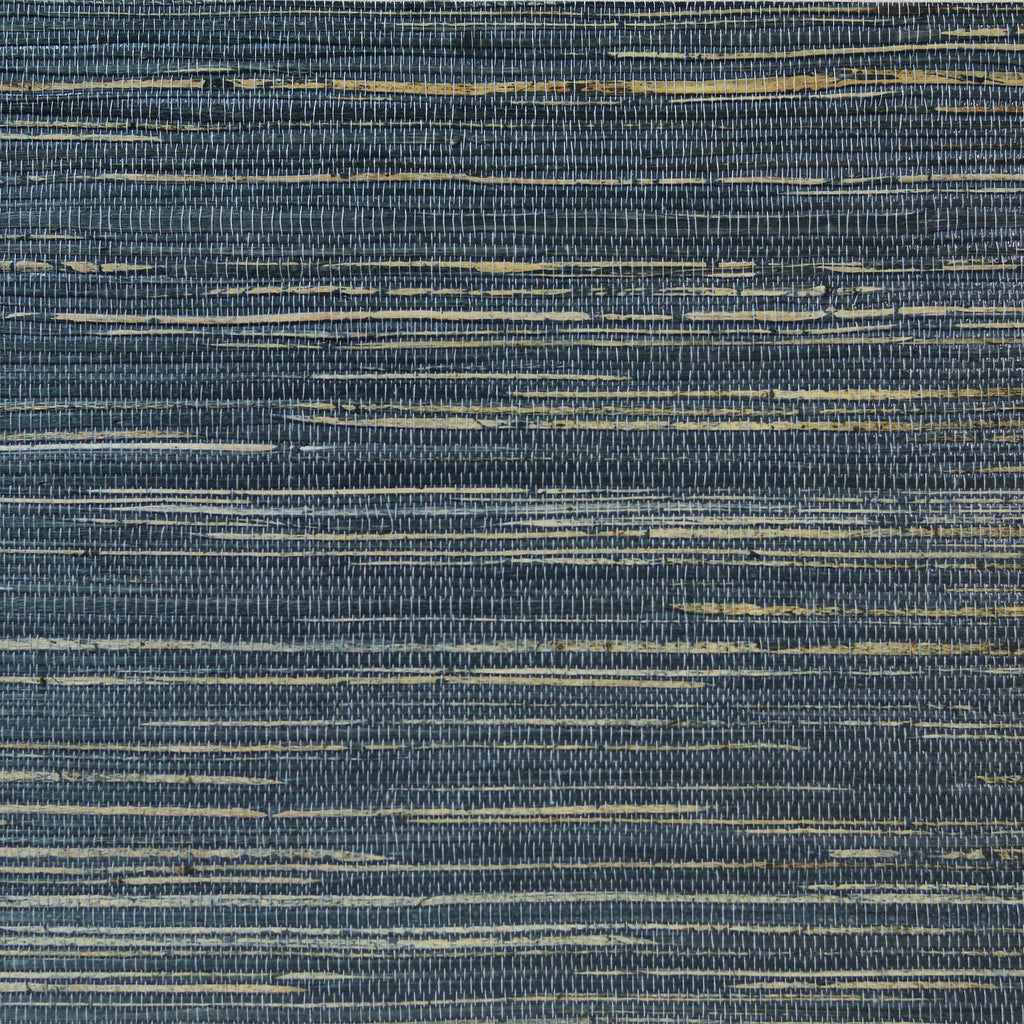 Nantucket Grasscloth Dark Denim Wallcovering | Phillipe Romano