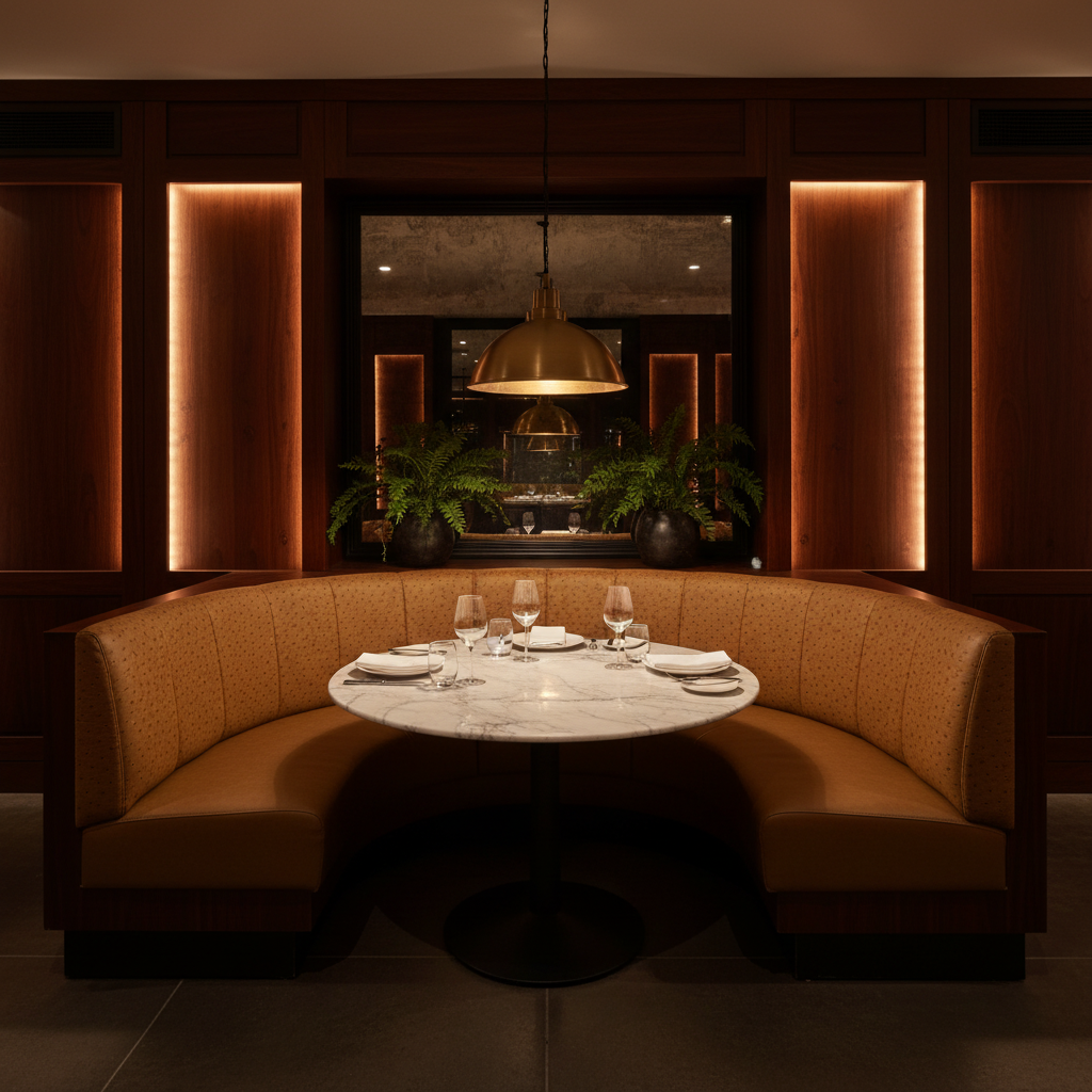 Big Bird - Big Bird Performance Vinyl Upholstered Banquette | Architectural Fabrics