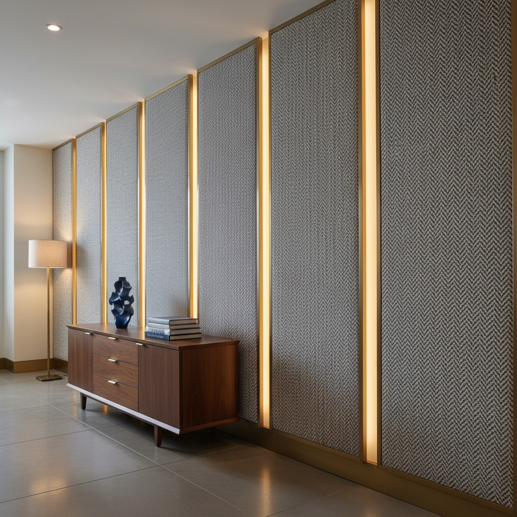 Rum Punch - Phantom Upholstered Wall Panel | Architectural Fabrics