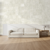 Montauk Paperweave Foil Wallcovering | Phillipe Romano room setting