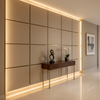 Morant - Latte Upholstered Wall Panel | Architectural Fabrics