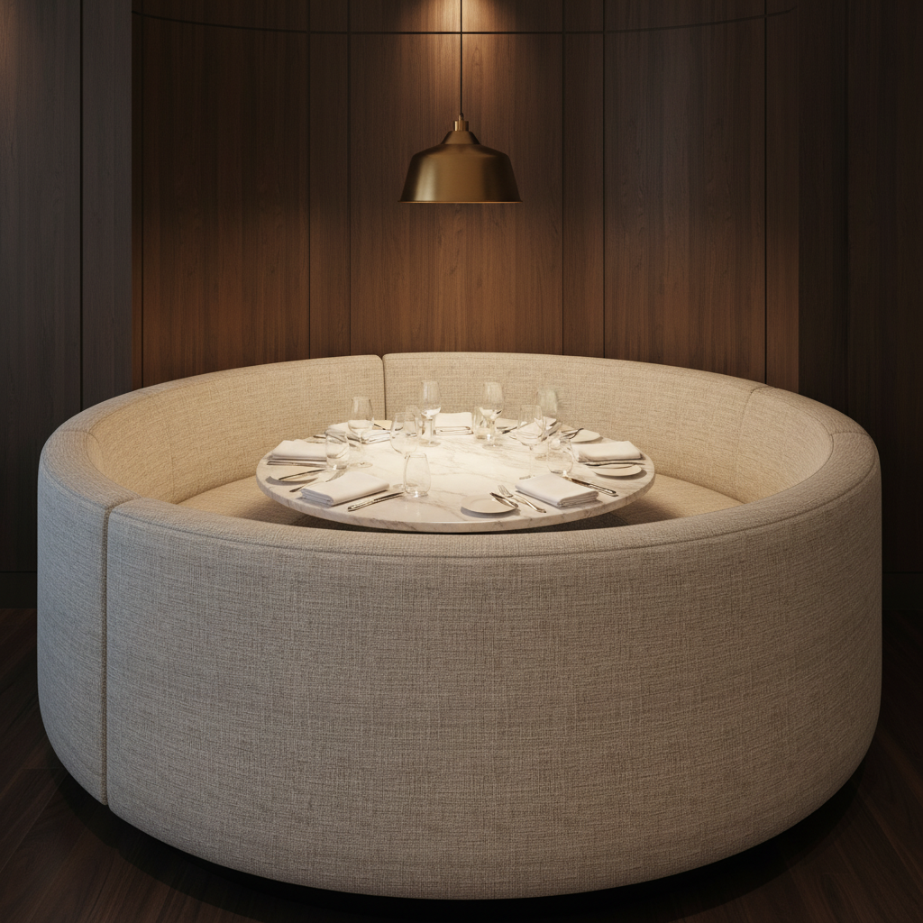 Tweed Bay - Vesper Upholstered Banquette | Architectural Fabrics