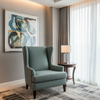 Nassau - Azure Upholstered Chair | Architectural Fabrics