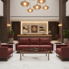 Analog - Garnet Etched Polyurethane Upholstered Sofa | Architectural Fabrics