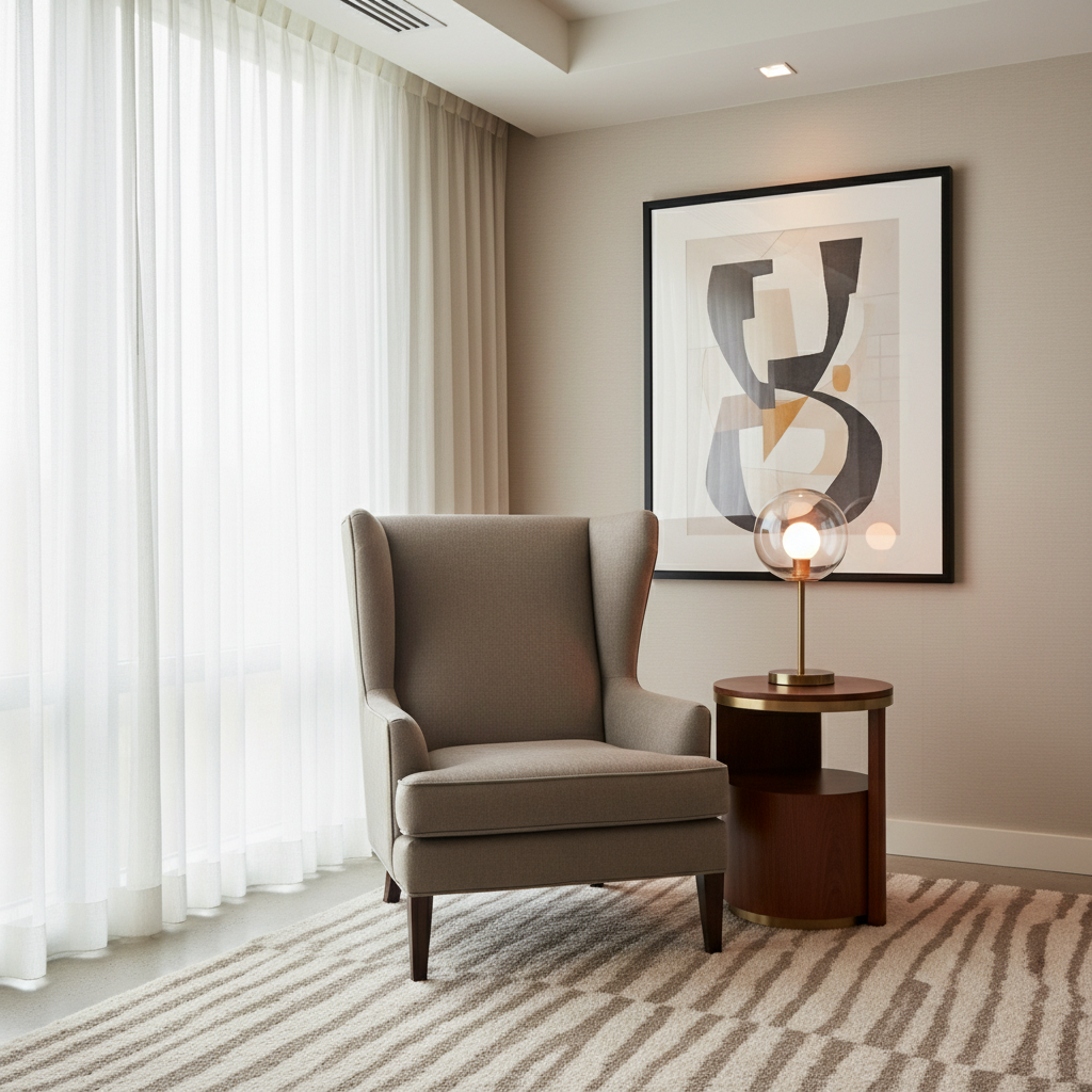 Peter Island - Bark Upholstered Chair | Architectural Fabrics