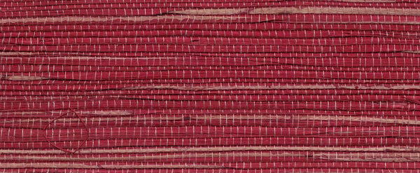 Block Island-Rose Red Hemp Wallcovering | Phillipe Romano