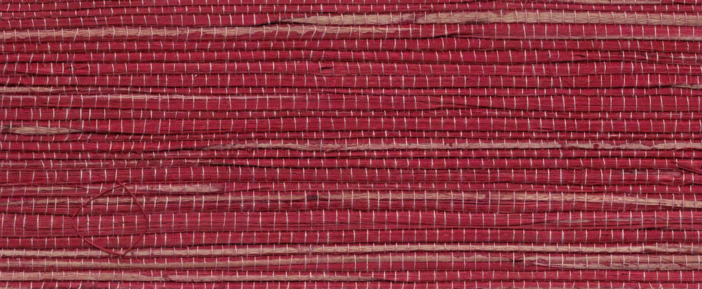 Block Island-Rose Red Hemp Wallcovering | Phillipe Romano — HEMP-500060