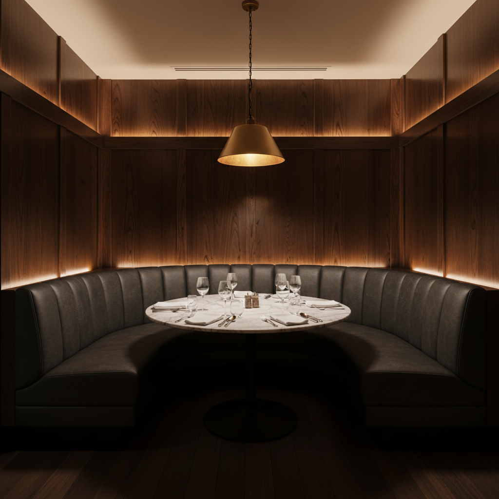 Bastia - Bastia Performance Polyurethane Upholstered Banquette | Architectural Fabrics