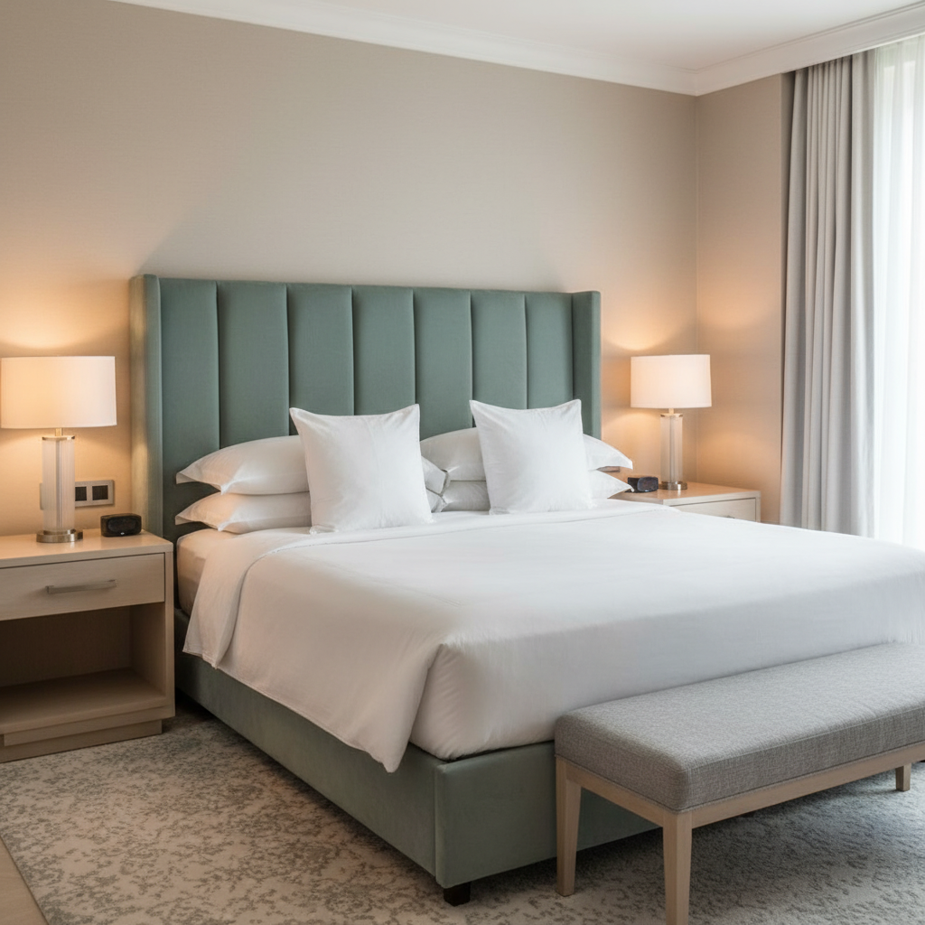 Aarden - Seafoam Silicone Hybrid Upholstered Headboard | Architectural Fabrics