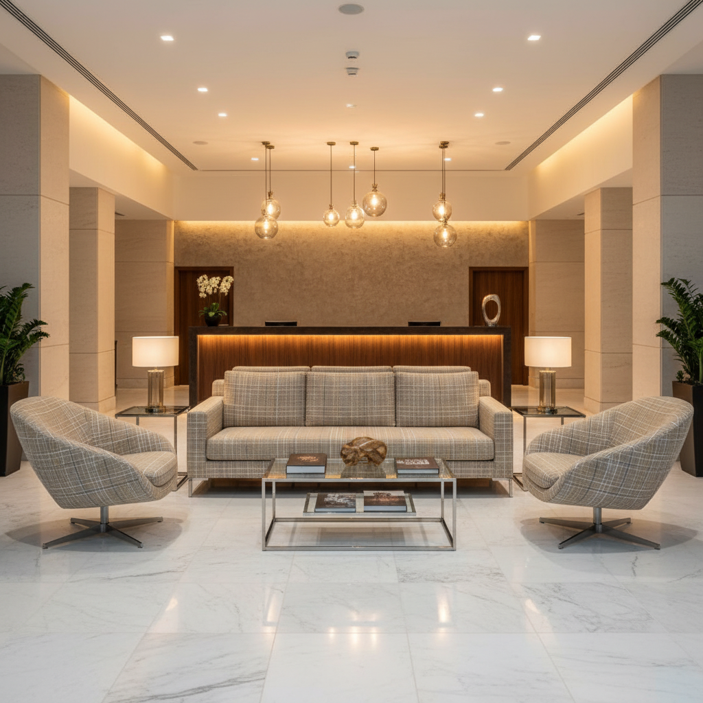 Stingray City - Desert Upholstered Sofa | Architectural Fabrics