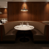 Woven Linen Texture Rich Umber Upholstered Banquette | Architectural Fabrics
