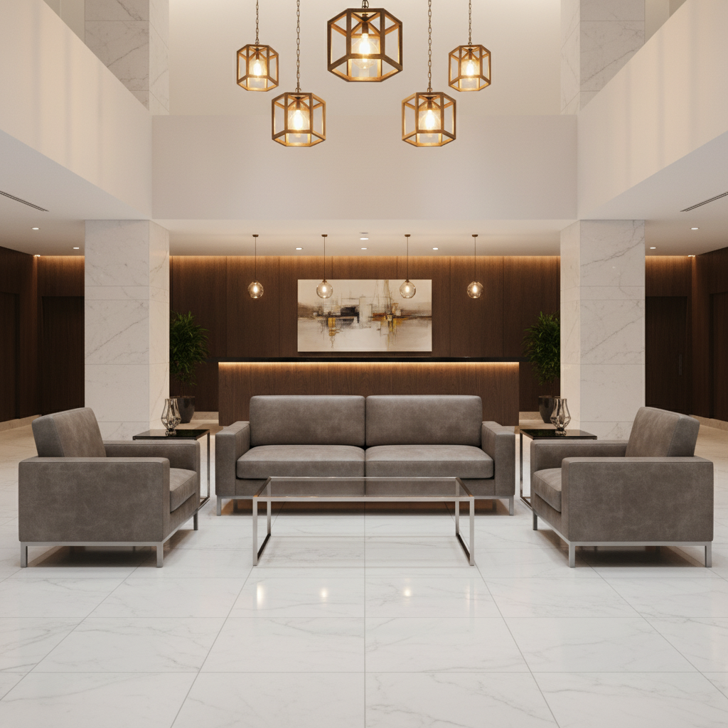 Runaway Bay - Slate Upholstered Sofa | Architectural Fabrics