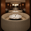 Turks Landing - Dove Upholstered Banquette | Architectural Fabrics
