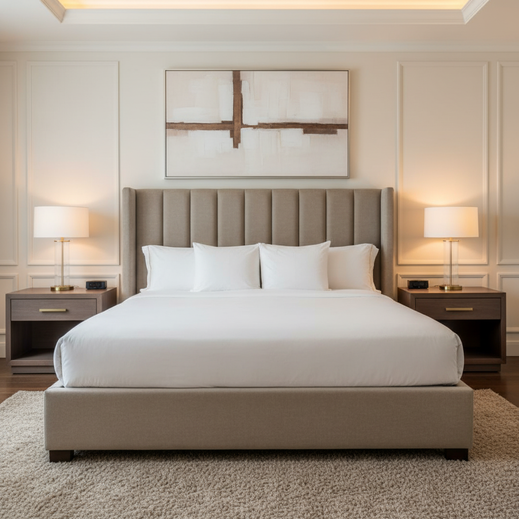 Marigot - Linen Upholstered Headboard | Architectural Fabrics