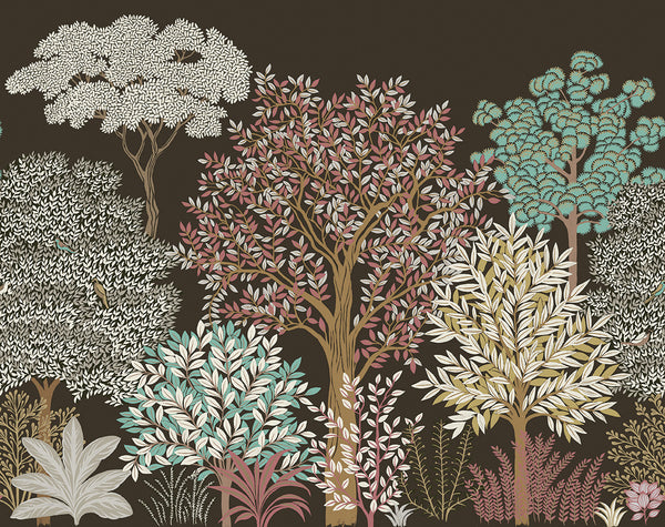 East Hampton-Espresso Wallcovering | Phillipe Romano