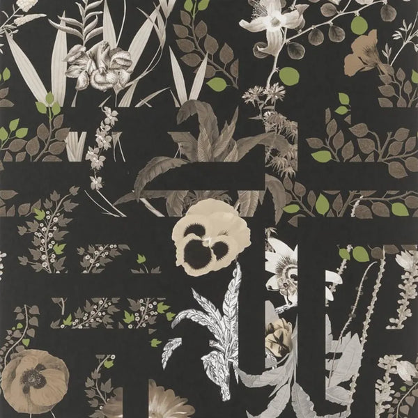Primavera Labyrinthum 06 Mocha Wallpaper | Christian Lacroix Europe