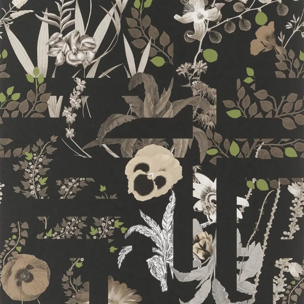 Primavera Labyrinthum 06 Mocha Wallpaper | Christian Lacroix Europe