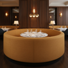 Triangle Reef - Saddle Upholstered Banquette | Architectural Fabrics