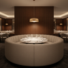 Aire Pebbled - Aire Pebbled Breathable Polyurethane Upholstered Banquette | Architectural Fabrics
