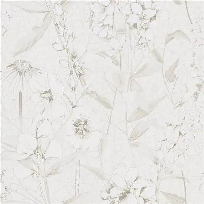 Emilie Botanical 07 Ivory Wallpaper | Designer's Guild Europe