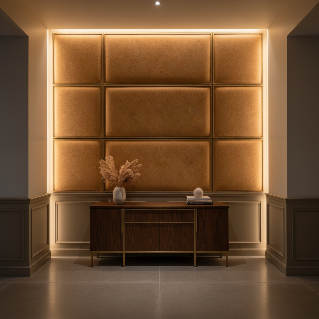 Vintage Harbor - Merino Upholstered Wall Panel | Architectural Fabrics