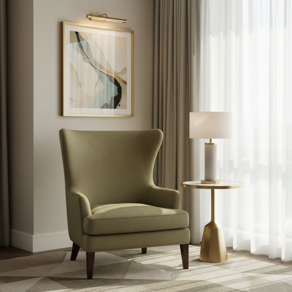 Luxury Cay - Pesto Upholstered Chair | Architectural Fabrics