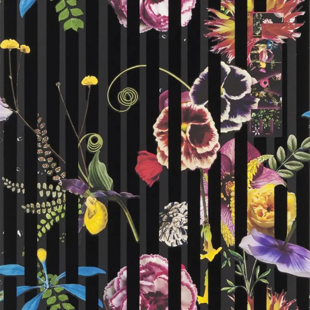 Babylonia Nights Contemporary Soft Flock Velvet 1  Wallpaper | Christian Lacroix Europe