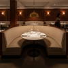 Brushed Linen Weave Natural Linen Upholstered Banquette | Architectural Fabrics