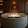 Turneffe - Alloy Upholstered Banquette | Architectural Fabrics