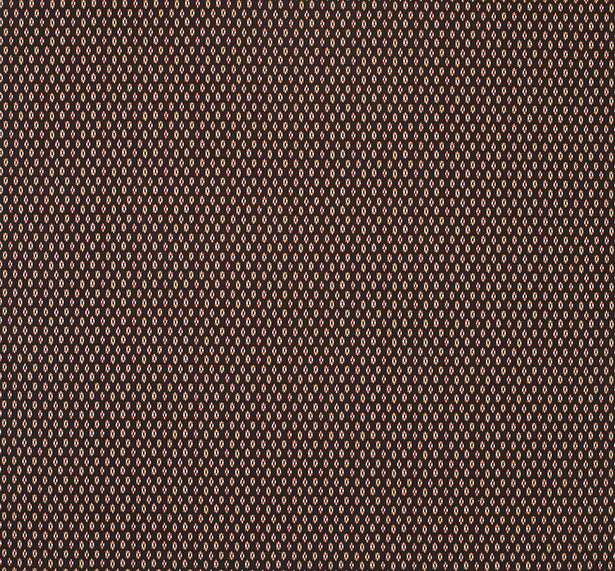 DWCY-900135 Nina Campbell Fabric Deep Brown designer-wallcoverings-los-angeles