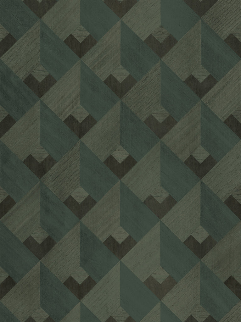 Northport-Pine Wood Veneer Wallcovering | Phillipe Romano — WOOD-500590